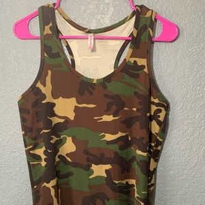 Camo tank top